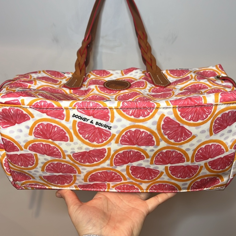 Dooney & Bourke Grapefruit Nylon Tote - Picture 6 of 6